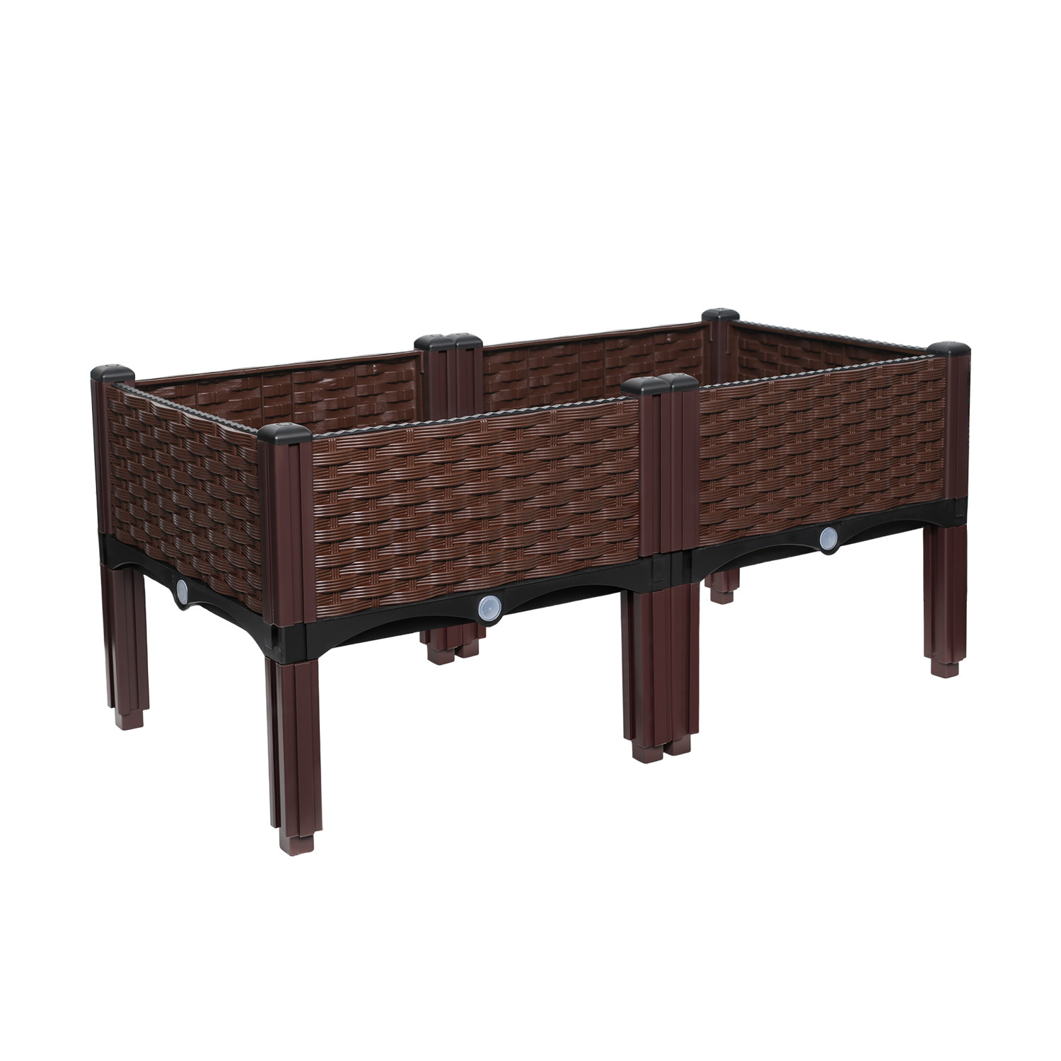 Special Planting Box For Home Balcony Gardening - Woven Plastic With Thickened Layers - Rectangular Flower Box Suitable For Vegetables And Flowers