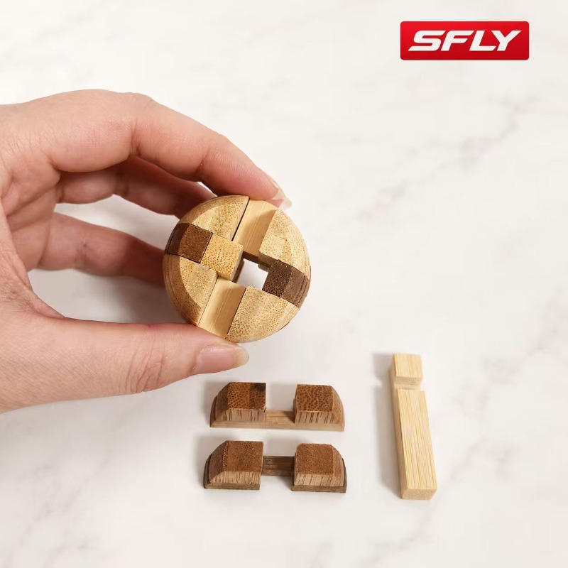 Lu Ban Lock Puzzle 3D Brain Teaser Toy
