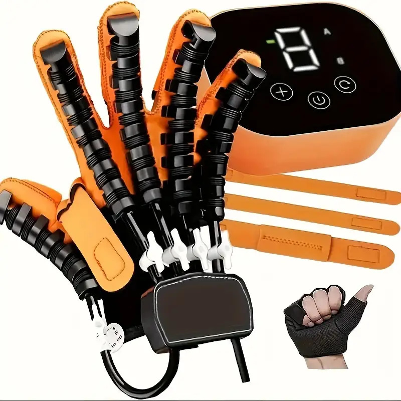 Robot Gloves - Finger Function Training Device with USB-Powered Motor, Separation Training for Elderly, Hand Robot for, Stroke, Parkinson'S