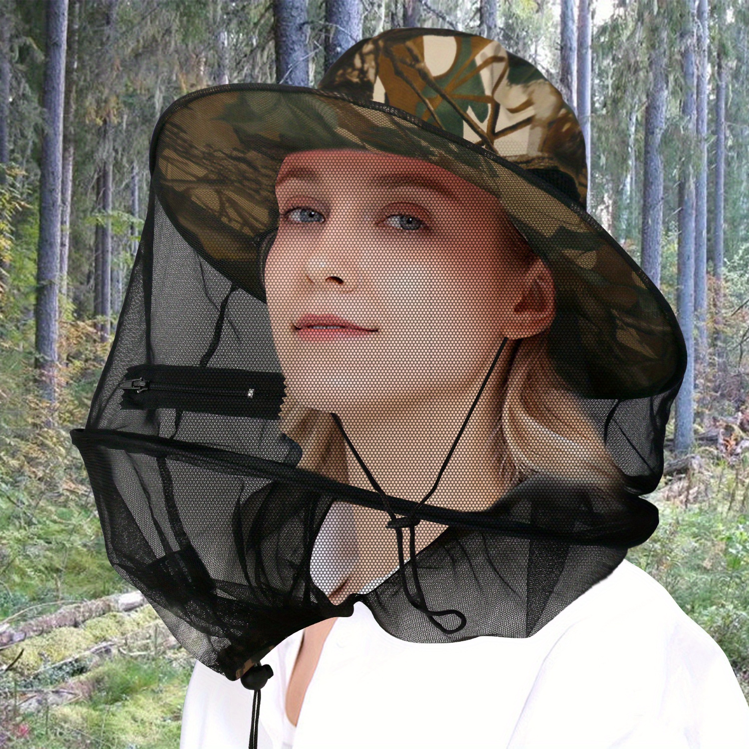 2pcs beekeeping hat mosquito net bug proof head net outdoor Temu