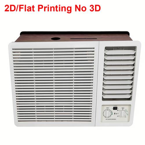 item picture 1 wooden bank with a 2d flat uv printed featuring a air conditioner theme requires manual assembly assembled dimensions 19x6 5x14cm 7 48x2 55x5 51in a family saving plan bank non electric