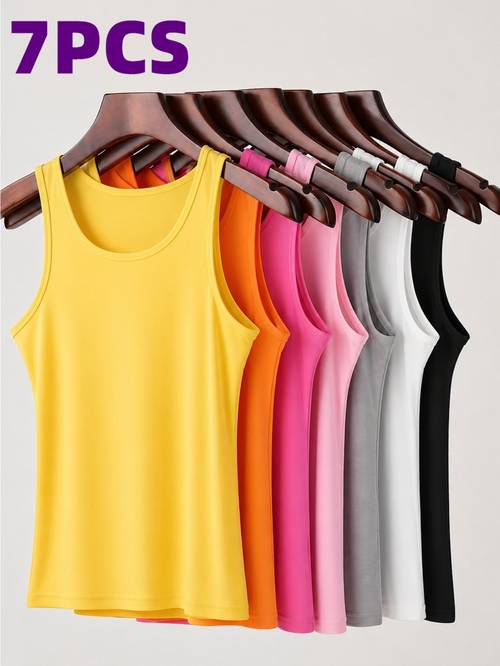 assorted camisole for women stretch breathable tank tops soft daily inner base wear