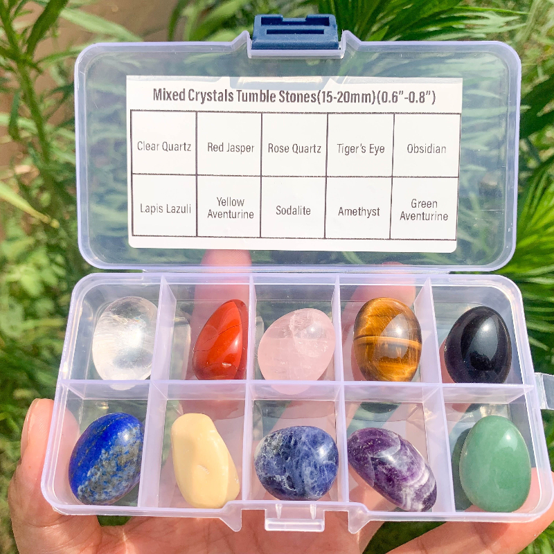 15pcs natural crystal large grain polished stones aquarium filler flower pot fish tank decorative stones jewelry making decoration   other projects