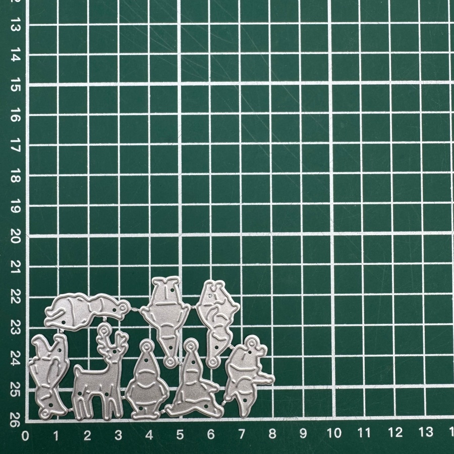 Image of Recently Small Gnome Pendant Metal Cutting Dies For Scrapbooking, Card Creation, Stencils, And Embossing