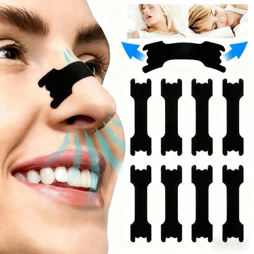 20 breathable nasal strips designed to prevent snoring comfortable and durable suitable for day and night ideal for sports and outdoor activities for snoring patch design for