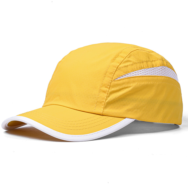quick dry baseball cap with   brim breathable adjustable   for   machine washable performance sun hat for men