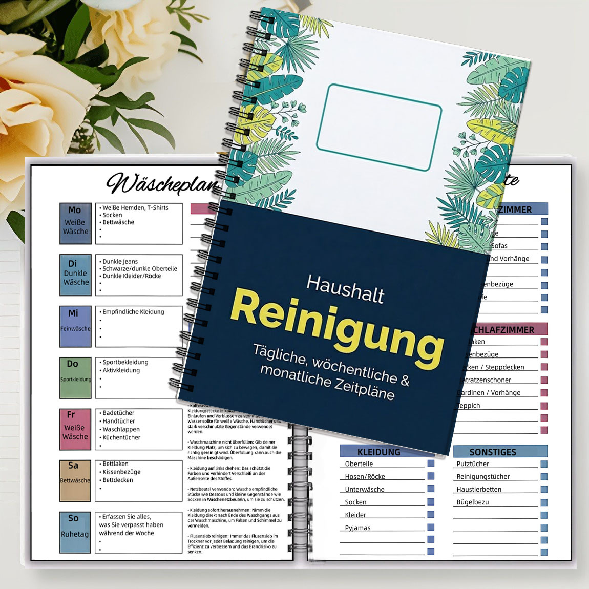 Image of Minimalist Chore Planner: Compact Cleaning Planner With Time-efficient System, For An Routine, , 1pc
