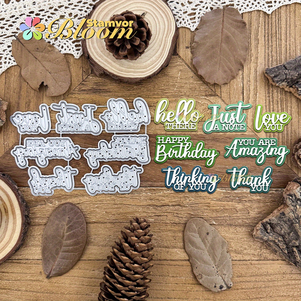 Dies De Découpe Métallique Feuilles D'érable - Pochoirs Scrapbooking, Cartes, Artisanat Papier, Décoration