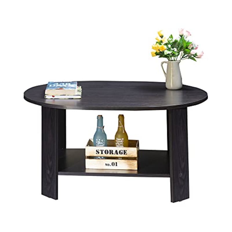 modern retro     coffee table   wood   center table with multi use shelf suitable for living room   saving no   for or commercial use