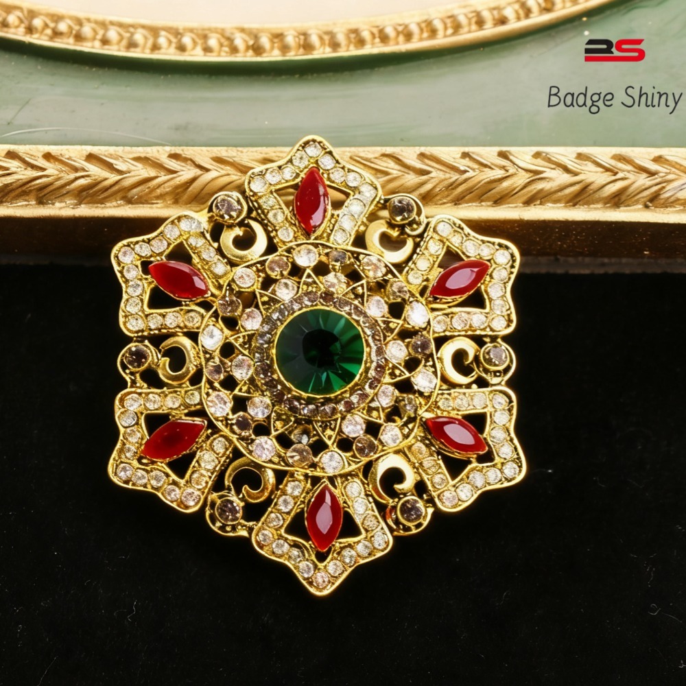 Image of Baroque Court Brooches Hollowed Out Badges, Corsage High End Jewelry Accessories Gift