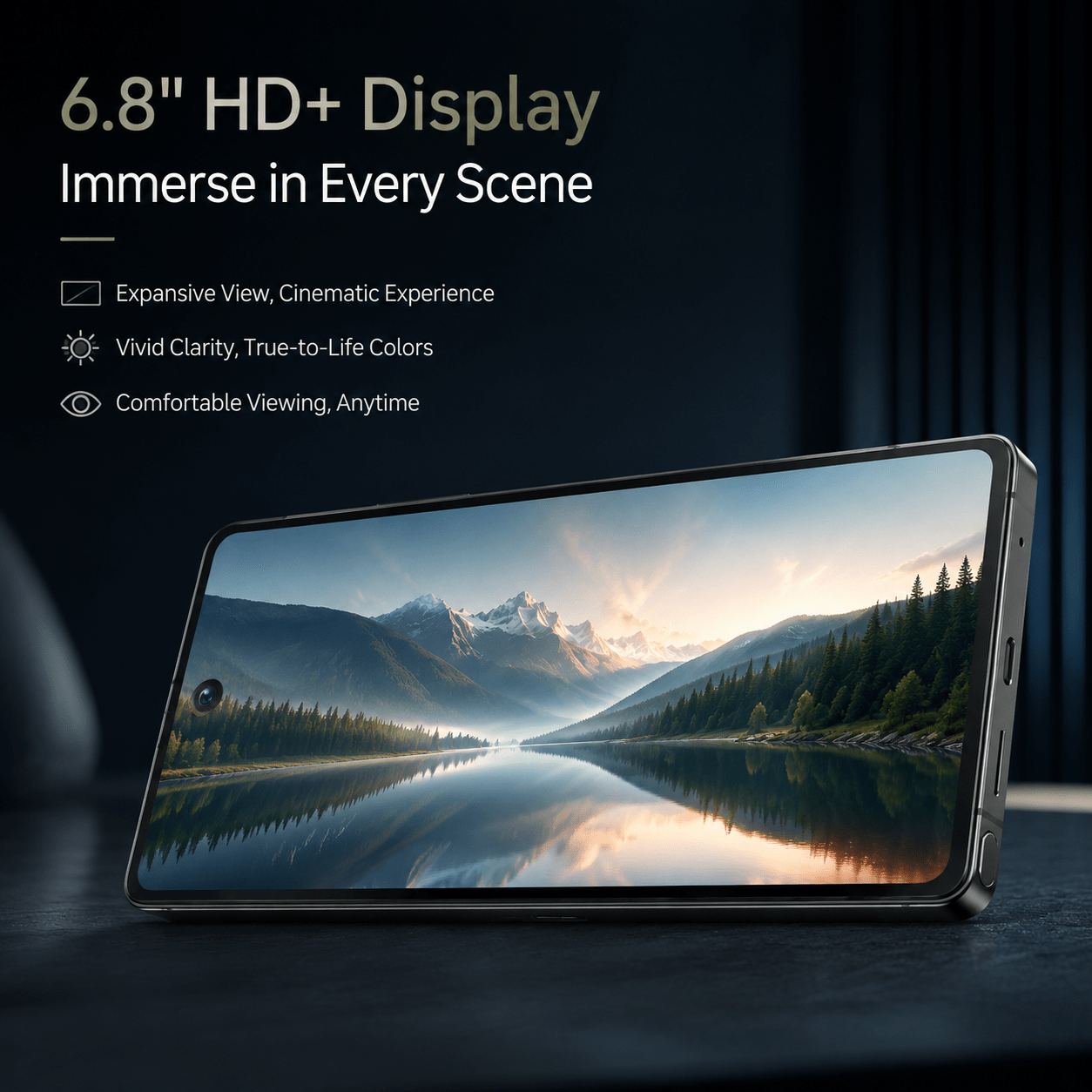 backup device unlocked factory 6 8 hd large display 4gb 64gb   fingerprint recognition   cameras   case screen film Product details 1