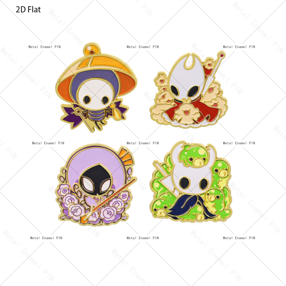 TEMU Spille smaltate anime 2D piatte, 4 pezzi, unisex, spille, badge, accessori moda per , abbigliamento, regali