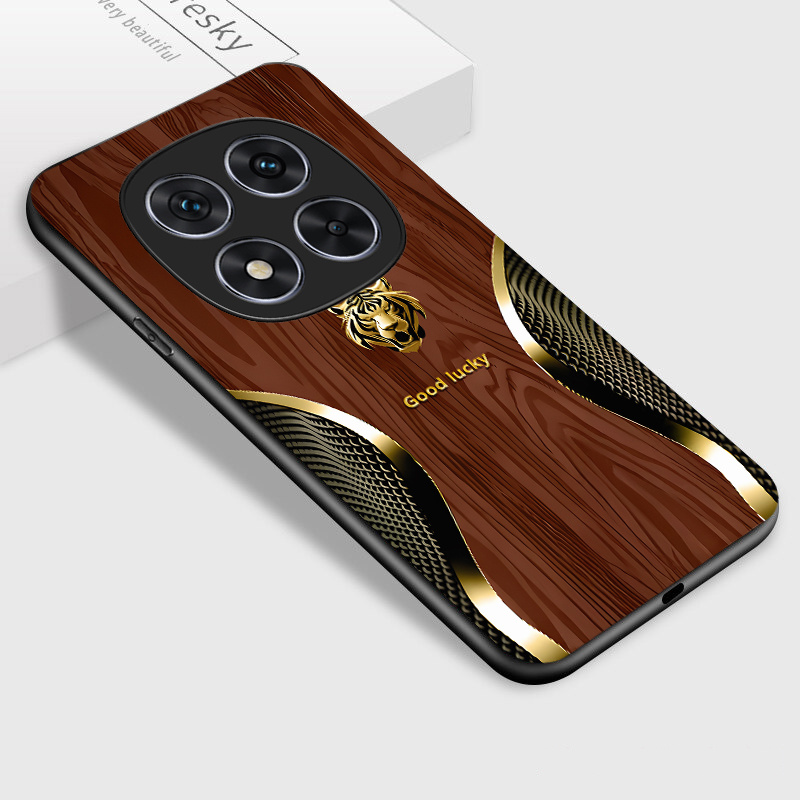 TEMU Phone Case - Stylish Glossy Glass Back Cover With A For Redmi Note 14 Pro Poco X7 5g 4g Phone, Perfect As A Gift