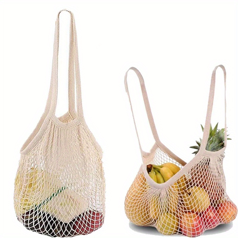 große kapazität mesh tote bag - langlebiger schultergurt, vielseitige netztasche für einkaufen, aufbewahren und outdoor-aktivitäten, hergestellt aus nicht gewebtem stoff,   für picknicks, reisen, wandern, tennis, fußball, basketball und mehr, outdoor-aktivitäts-tasche | stilvolle mesh-tasche | langlebiger mesh-material, einkaufstote bag