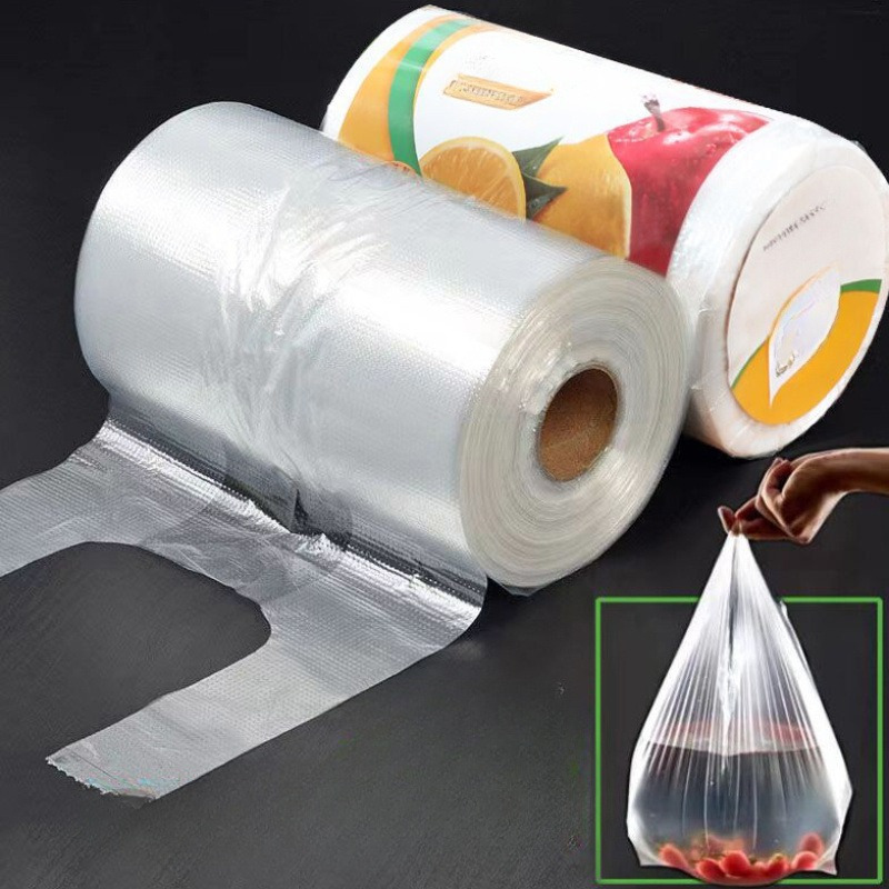 200 peças de sacos transparentes descartáveis para armazenamento de alimentos, ideais para  , lojas de conveniência e restaurantes