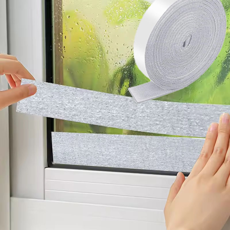 

1 Roll Waterproof Anti-condensation Window Tape - Moisture Absorbing Strip, White, 1.18in X 78.74in