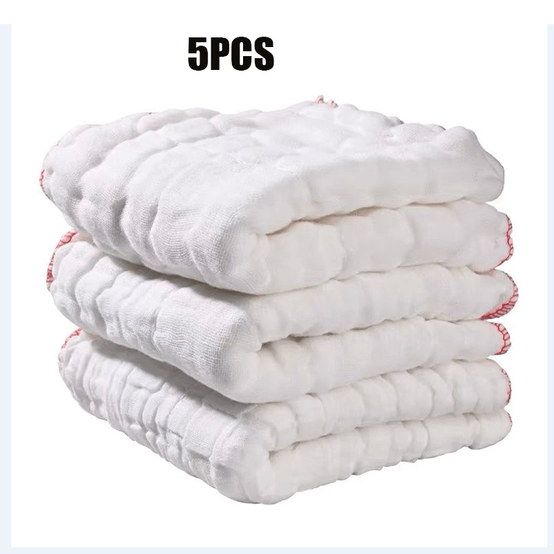 TEMU 5pcs Durable Oil Absorbing Kitchen Towels - High- Cleaning Mesh Cloths, Easy To Wipe