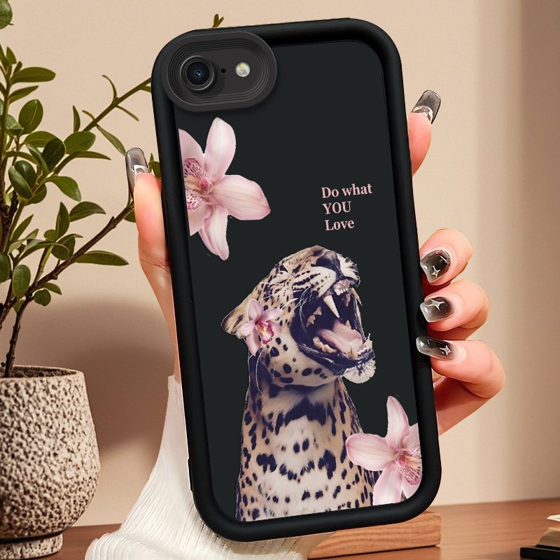 Trda ovitek za telefon: Primeren za Leopard iPhone (2022) in iPhone (2020) Illustration/16e/8 â€“ Odporen na padce