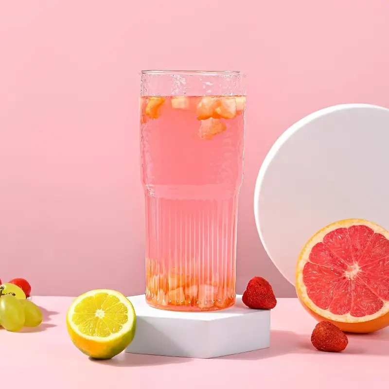 20oz high borosilicate glass tumbler with lid straw reusable wide mouth coffee cup clear smoothie cup for iced drinks durable stylish design home office or on the go use coffee travel mug office drinkware modern drinkware durable drinkware Product details 4