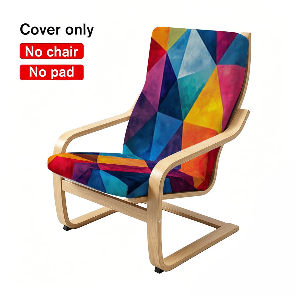 TEMU Elástica de Poliéster para Cojín de Sillón, Estampado Geométrico, Cubre para Silla Estilo , para , Dormitorio