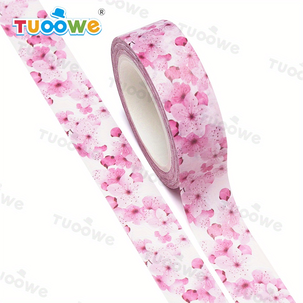 

1pc Sakura Print Paper Washi Tape Diary Sticker Gift Wrap Decoration Handmade Tape