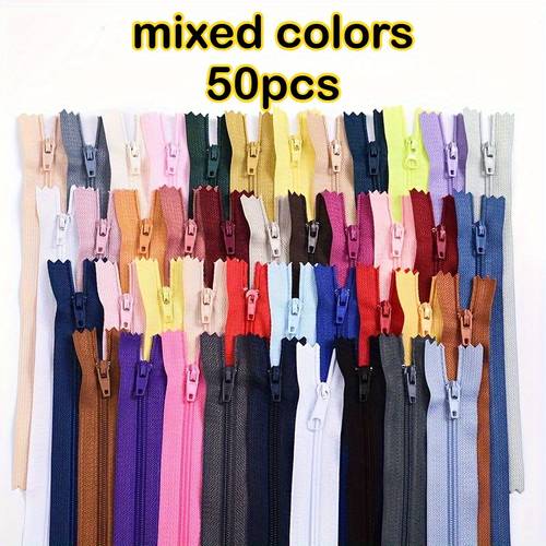 50 new 20cm 7 8 inch hand sewn zippers for tailoring and sewing crafts diy luggage clothing s perfect accessories for enthusiasts