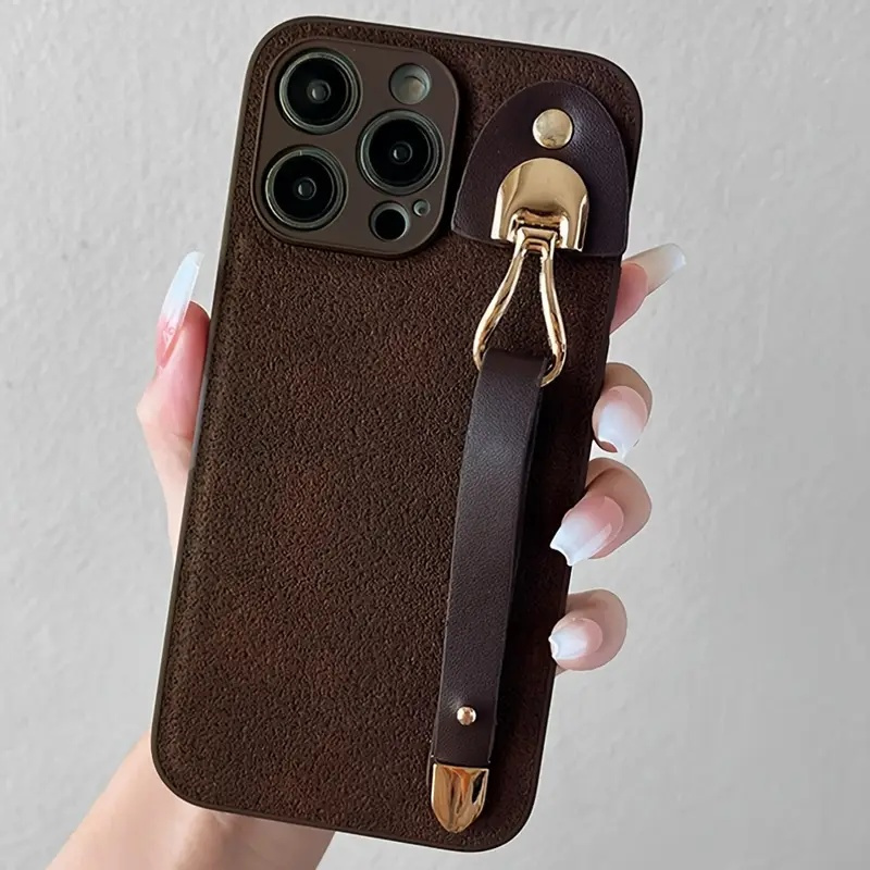 Luxury Moon Phone Case With Strap, Suitable For Iphone 13/14 Pro Max/15 Pro/16e Anti-drop Cover