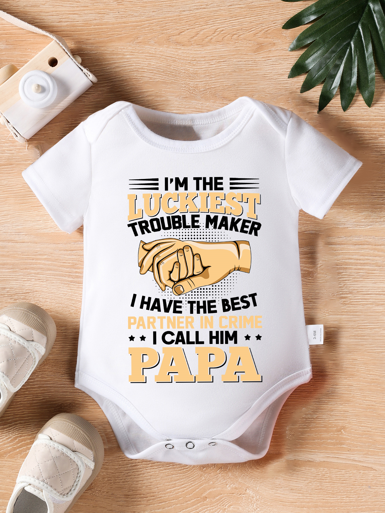 papa baby boy clothes sold on Temu United States