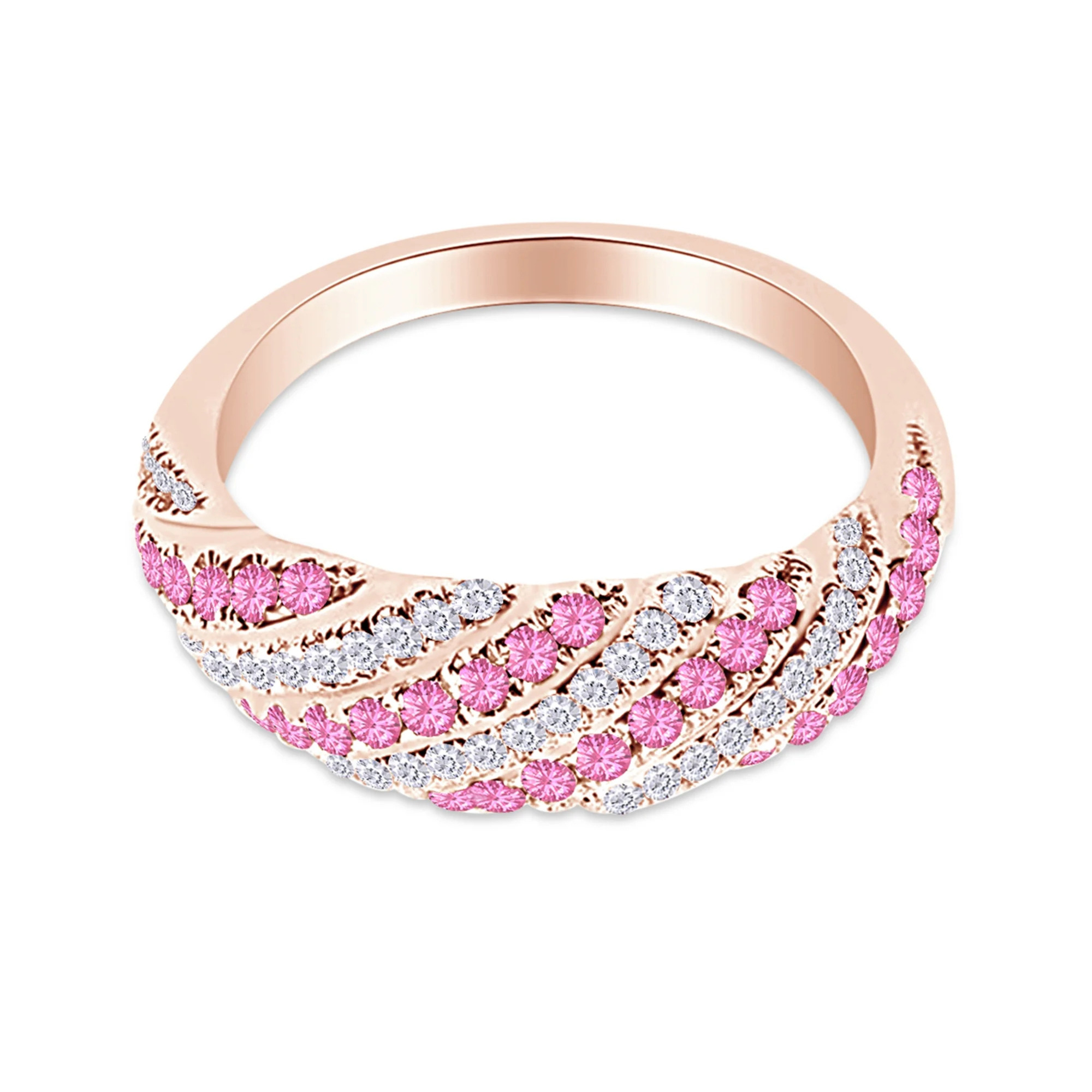 Women's Elegant Classic Synthetic Zirconia Ring, All-Match Style