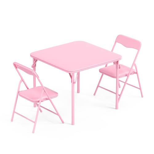 foldable table chair set for kids portable table with color foldable space saving design suitable for outdoor use durable table and chairs for birthday parties playroom reading nook no wood