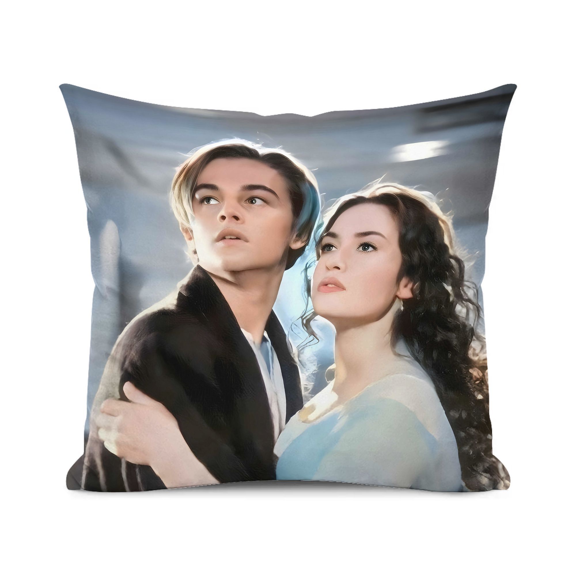 TEMU 2d Flat Printing Classic Titanic Lovers Illustration Colorful Cushion Covers With Coordinated Patterns A To Refresh Your Seasonal Home Decor