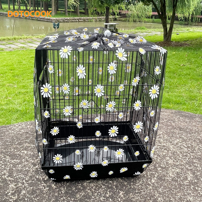 Upgraded Anti-Scatter Bird Cage Skirt Universal Bird Cage Tidy Net... product image 8