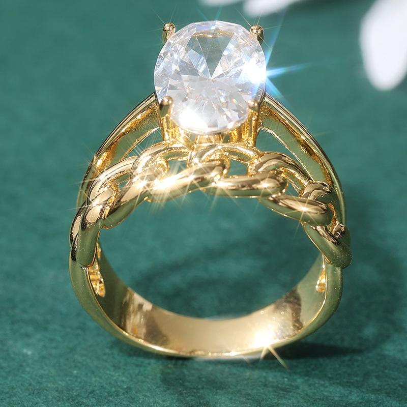 Elegant Double Layer Ring Chain Buckle Ring, Wedding Gift