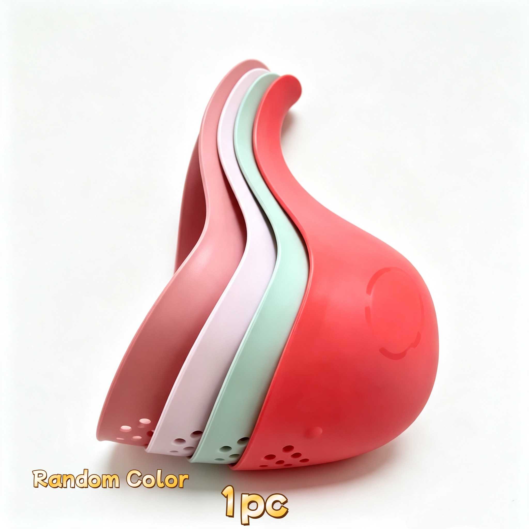 TEMU 1pc Cute Whale Shampoo Rinse Cup, Hair Washing Scoop, Bath Ladle, Shower Hair Rinsing Spoon, Random Color