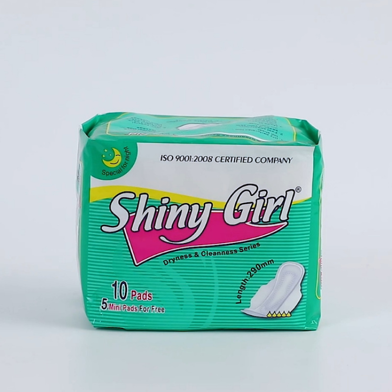 Image of Large Bag Thickened For Night Use, 290mm, During Menstruation, No Drop Leaks, Skin-friendly, Breathable, High Absorption, 15pcs Set Of Night Pads For Women During Menstruation