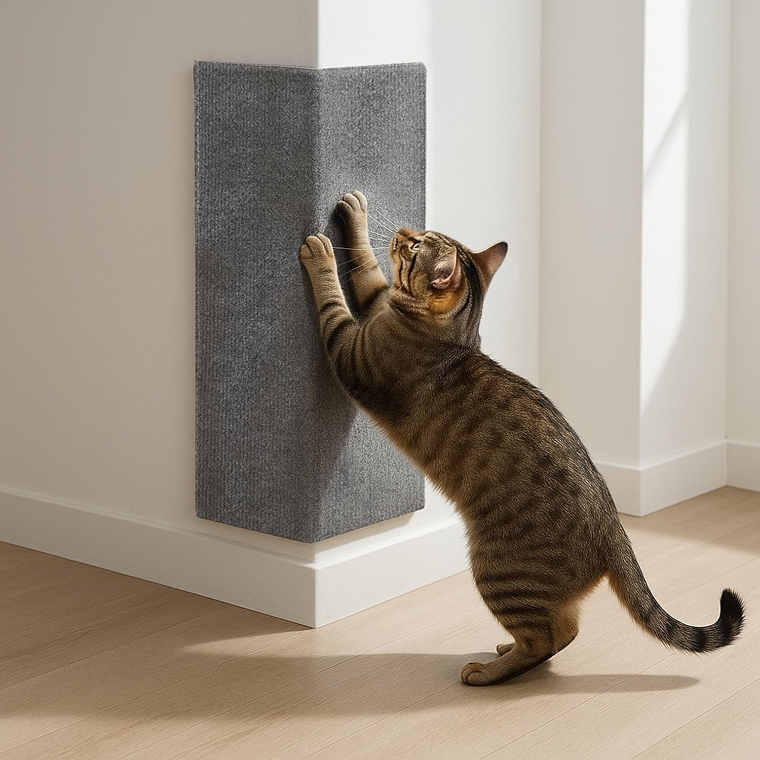 2pcs Cat Scratcher Mats, Double Sided Carpet Cat Scratch Pad All Mounted Floor & Scratcher Horizontal Cat Scratching Rug Indoor Multi-position Cat Scratch Board For Furniture Protection