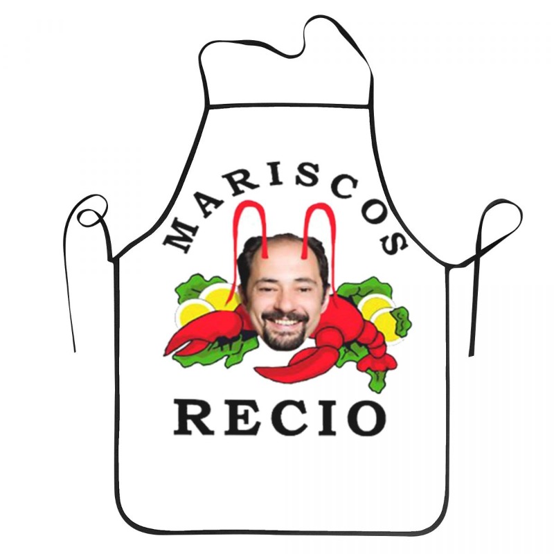 TEMU 1 delantal de tema español de Antonio - Adecuado para: Restaurante de /Establecimiento, de en casa, Mercado de /Tienda de pescado, temática de ,