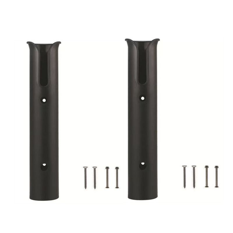 Image of 2pcs Single Rod Holders, Marine Boat Fishing Rod Tubes, Boat Rod Seats, Plastic Nylon Single-link Rod Holders