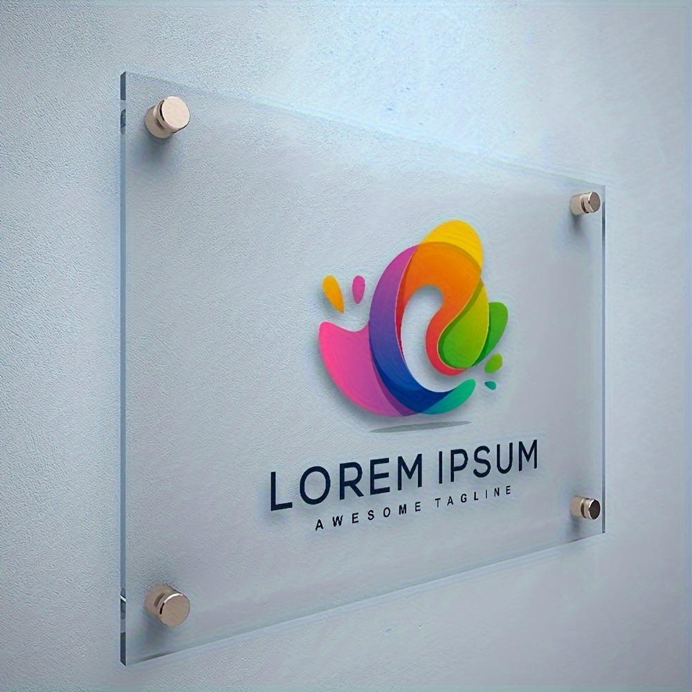 TEMU 2d Flat Personalized Double-layer Large Screen Display Board, Suitable For Business Signage, Courtyard Outdoor Decoration, Office Decoration,