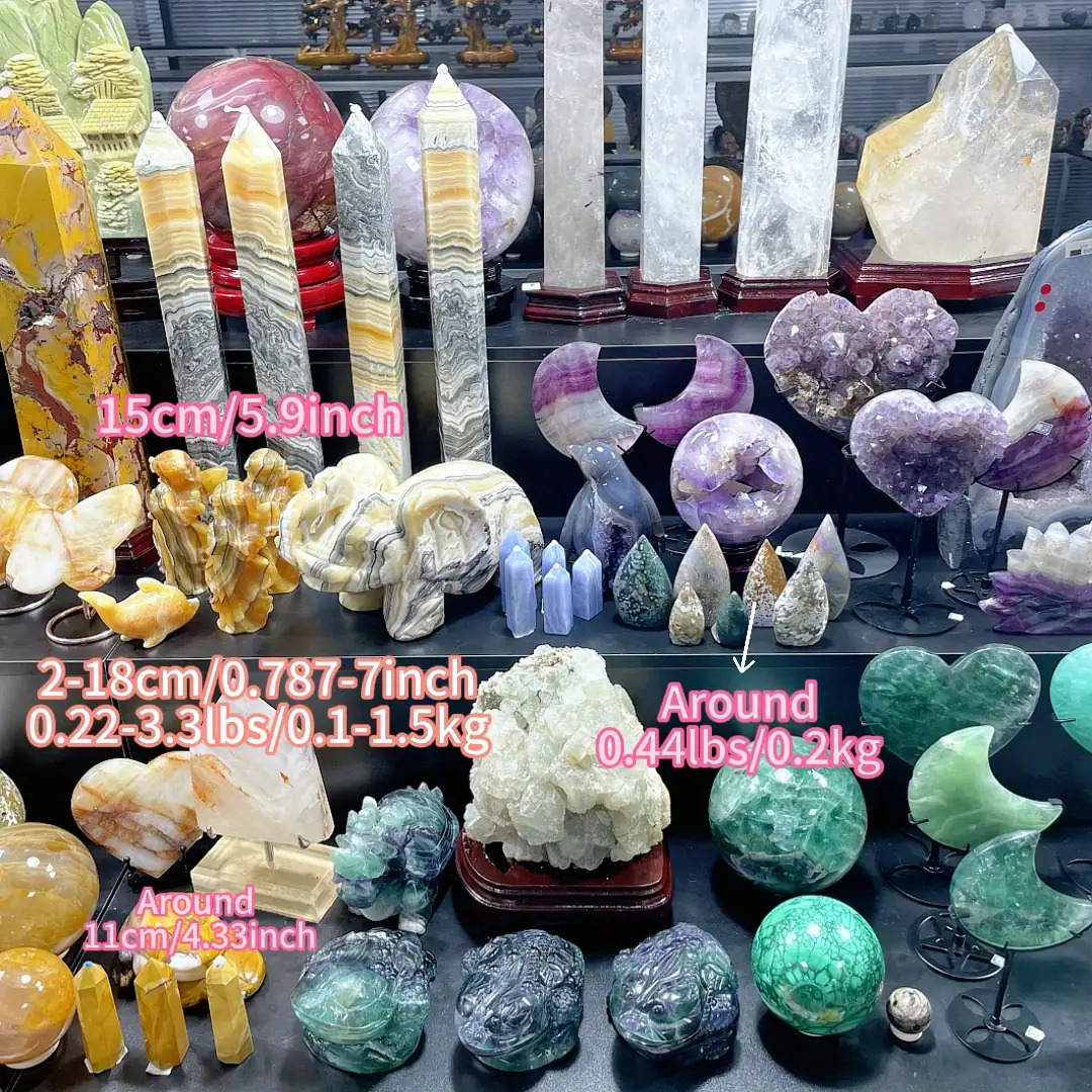 TEMU Swirl Box Assortment For Decor, Decor, Crystal Stones, Gemstones, Loose Gemstones, Natural Gemstones, Spiritual Items, Crystal Mineral, Mineral