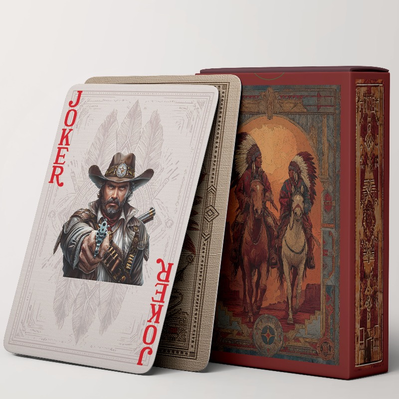 a set 54 original playing cards in a western - Temu Iceland