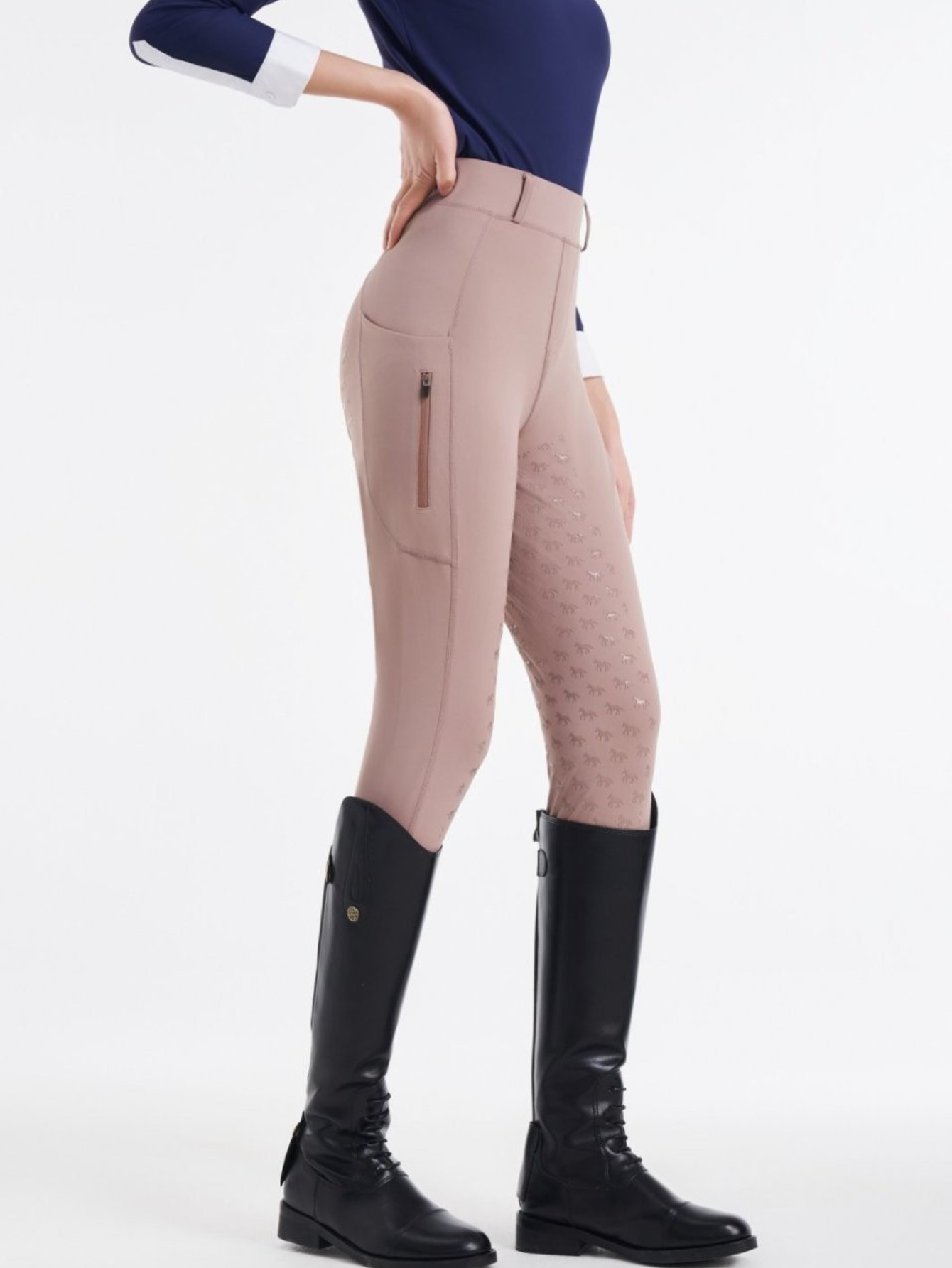 equestrian riding pants with grip silicone 4 way stretch breathable competition jodhpurs summer training   for   riding