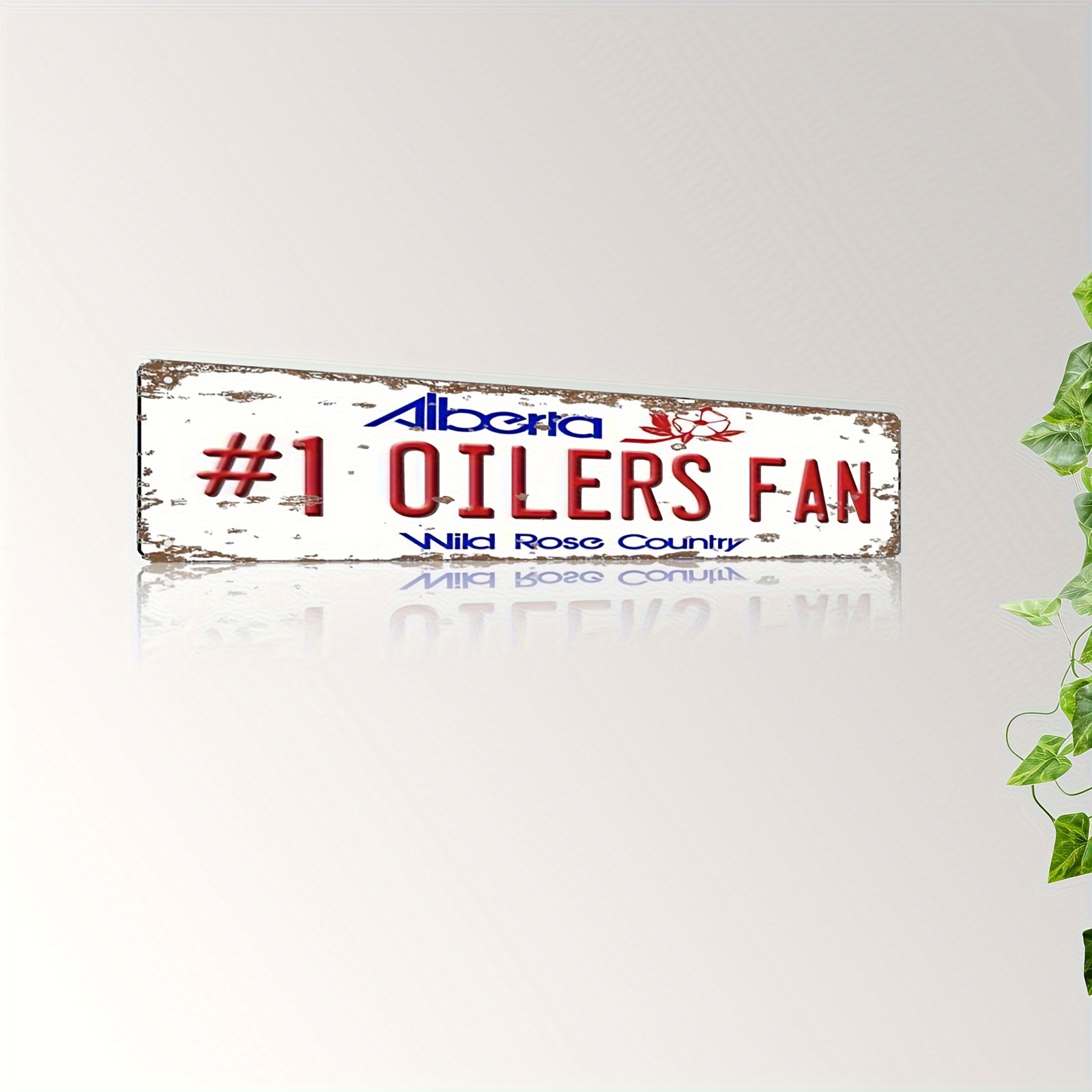 TEMU Panneau en bois 2D plat, un design pour les fans de l'Alberta Drill - Design de licence Gentleman, convient , , , les garages, pour les fans de