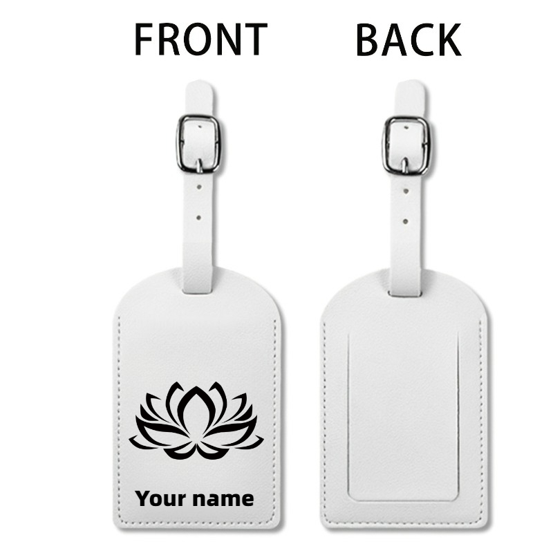 Personalized Luggage Tags Custom Engraved Initials Names