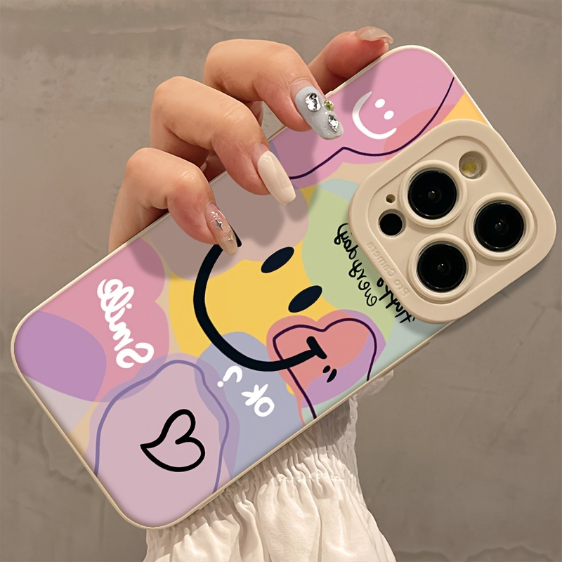 TEMU Étui de téléphone avec des de couleur pour et un grand .