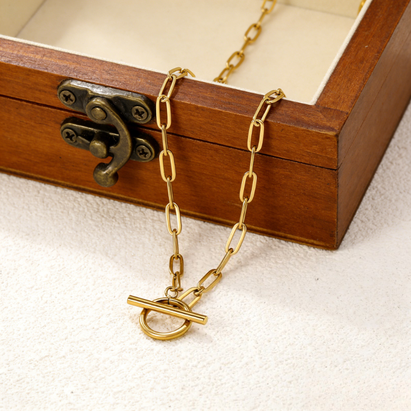 Women's Simple Stainless Steel Clavicle Necklace
