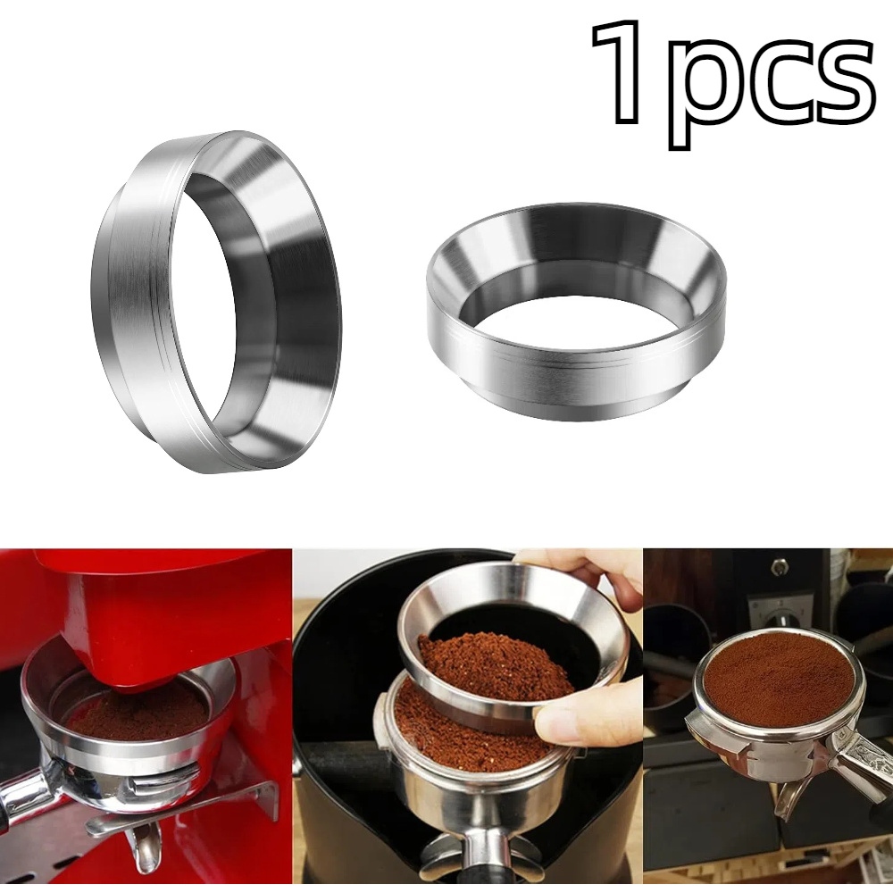 Anello di Dosaggio Magnetico, Anelli di dosaggio in polvere di caffè in alluminio, Anello dosatore universale per caffè, dosatore espresso compatibile con macchina da caffè Portafilter(51 mm