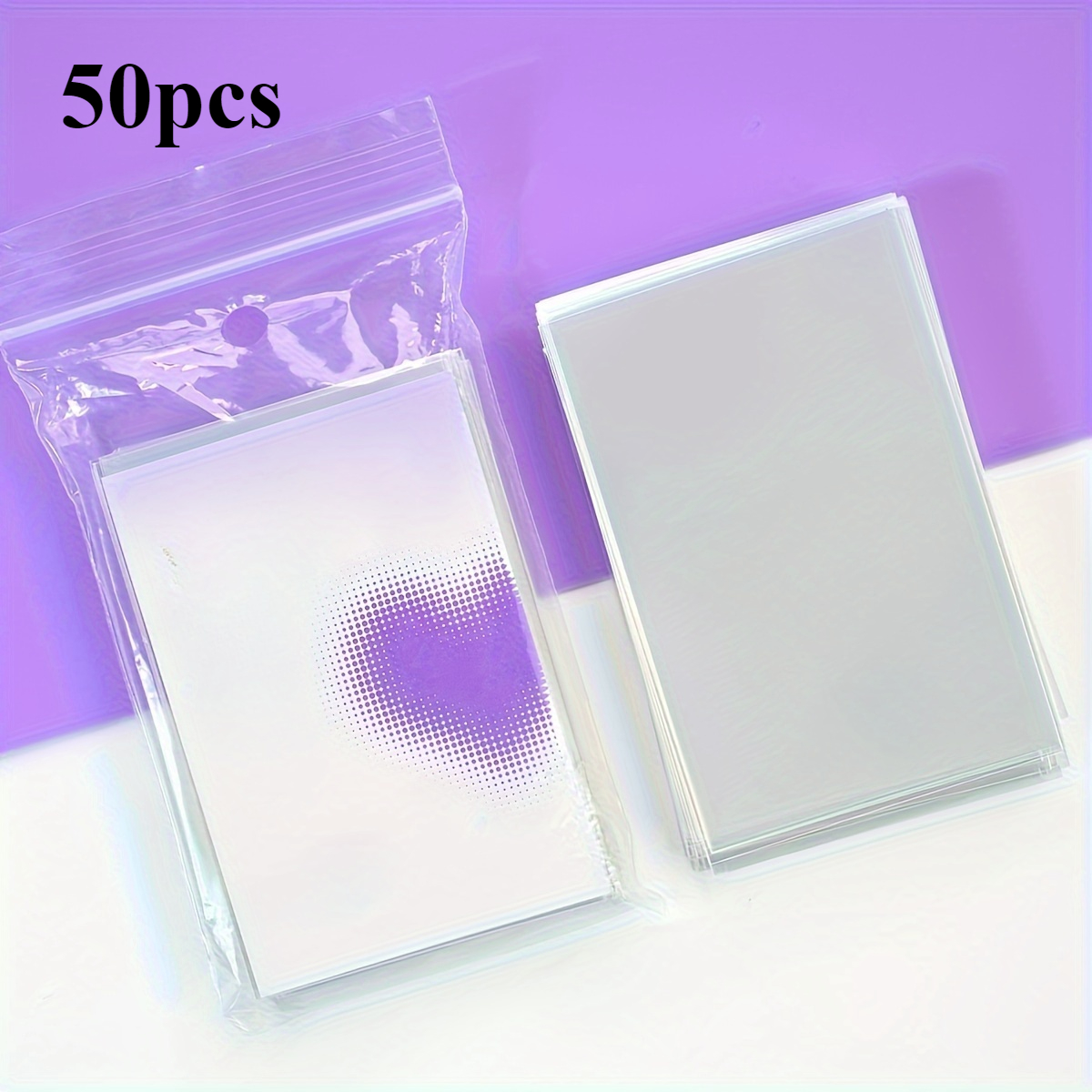50/100pcs Korean Card Sleeves, 56x87mm - , Kpop Photo And Celebrity Album Protective Cover