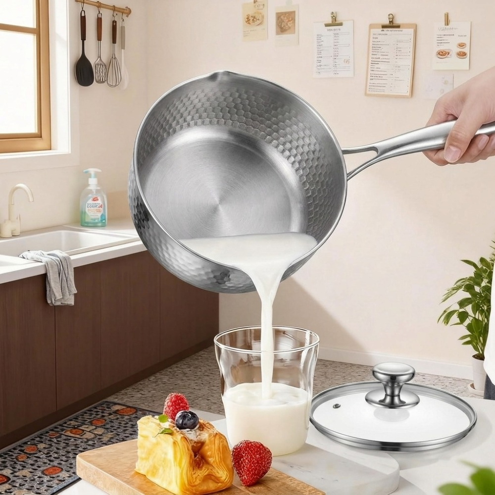 Non-Stick Titanium Saucepan with Lid