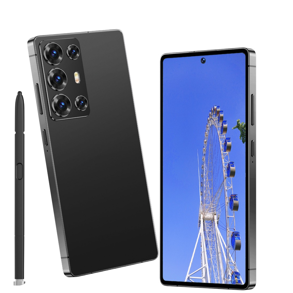 TEMU Smartphone 2026 da 6,8 pollici portatile versione sbloccata 5G, di archiviazione 3GB+64GB, supporta rete 5G, stilo integrato, funzione GPS, con